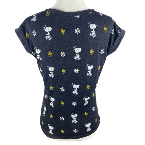 Peanuts Snoopy Women's TShirt with Tie Detail Size XS - Picture 2 of 8